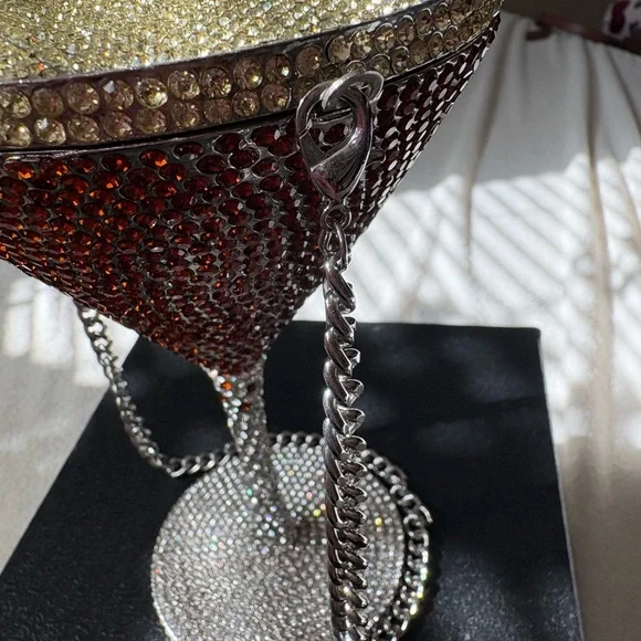 Espresso Martini Please Blinged Clutch Purse - Picture 12 of 12